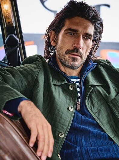 Veste de Travail tannengrün