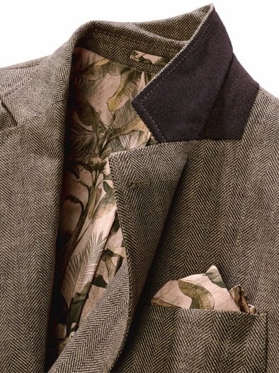 Somerset-Leinen-Sakko countrybeige