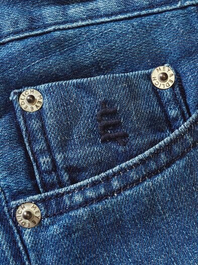 Durchdacht-Jeans blauquarz