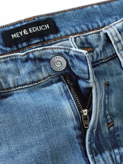 Extrafach-Denim-Shorts blauquarz