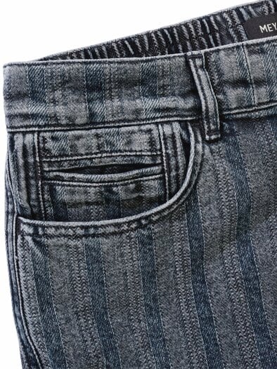 Herringbone-Denim-Cargo blauquarz