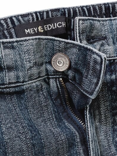 Herringbone-Denim-Cargo blauquarz