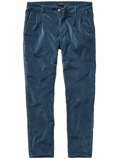 Cord-Atelier-Chino tintenblau
