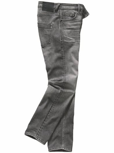 Raster-Jeans grillkohle