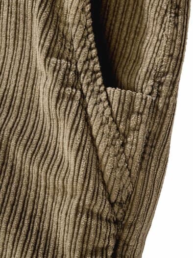 Einfache-Entscheidung-Cordhose kieselgrau