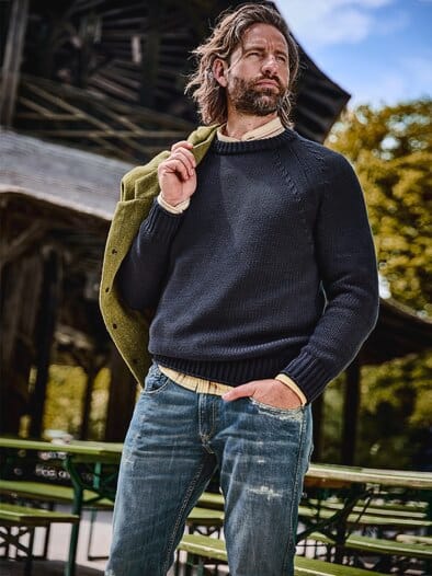 Jeans Anbass Destroy blauquarz