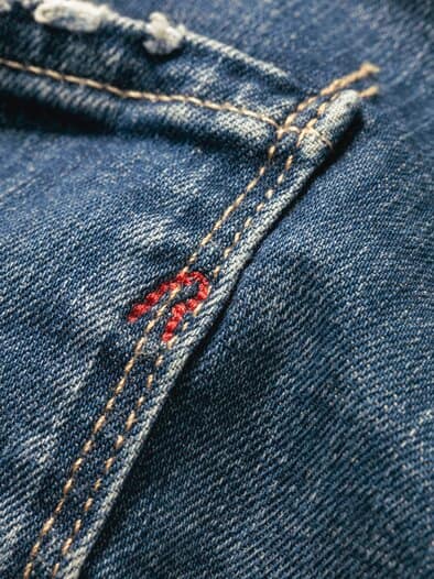 Jeans Anbass Destroy blauquarz