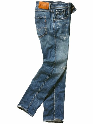 Jeans Anbass Destroy blauquarz