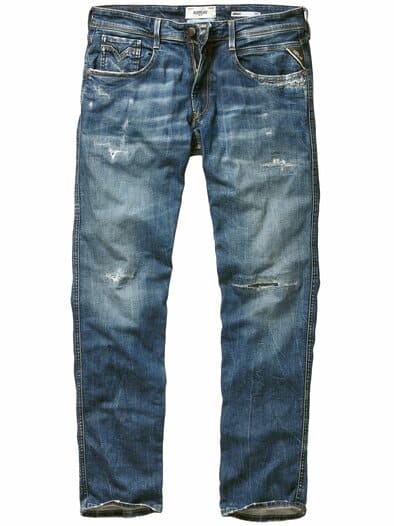Jeans Anbass Destroy blauquarz