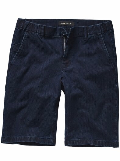 Indigo-Dobby-Shorts indigo