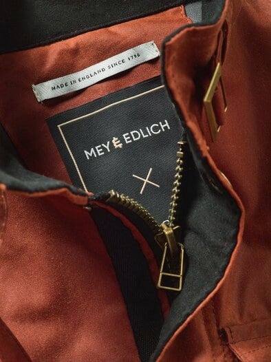 Collab Wax-Fieldjacket Bexley SE ziegelrot