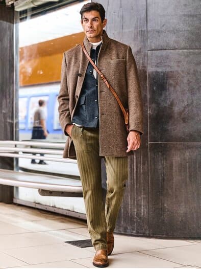 Five-Pocket-Sakko adelblau