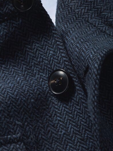 Five-Pocket-Sakko adelblau