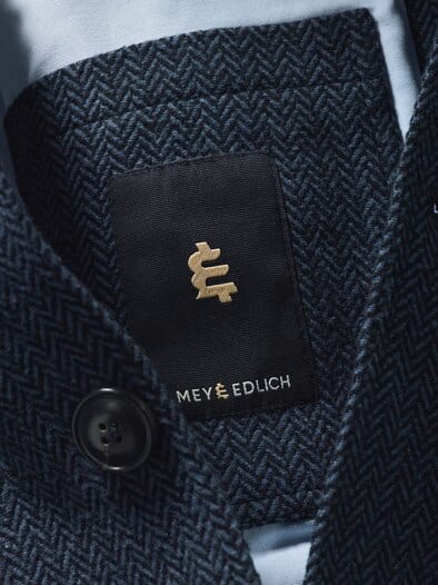 Five-Pocket-Sakko adelblau