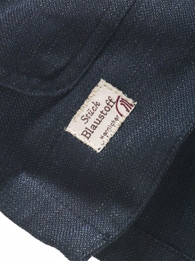 Fischgrät-Jacke Bunchy marine