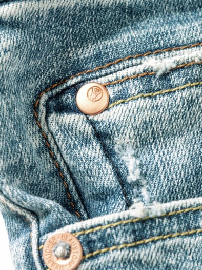 Jeans Tyler Straight rockig-blau