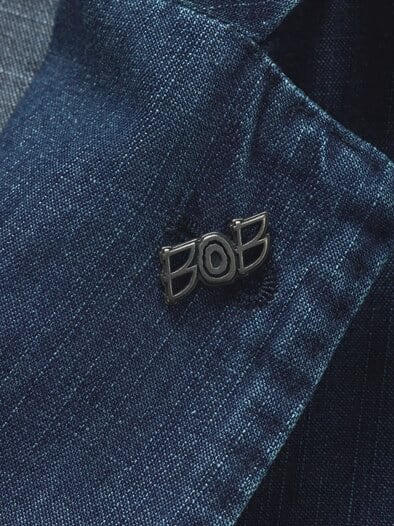 Sommer-Denim-Anzugsakko denim