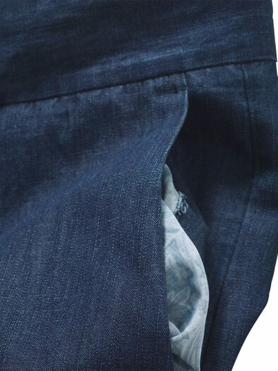 Sommer-Denim-Anzughose denim