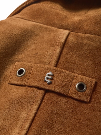 Lederjacke Buffalo cognac
