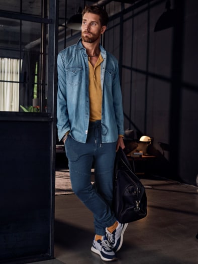 Couch-Jogger-Sweatpants indigo