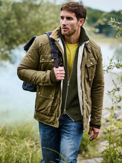 Peregrine Field Jacket Baxter hell-oliv