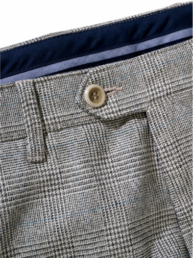 Esterhazy-Chino Karo braun/papier