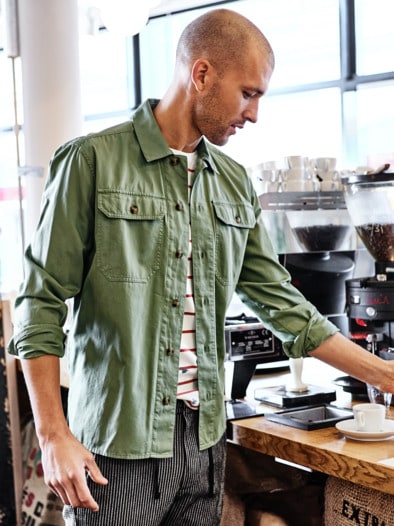 In-Aktion-Hose Streifen asche