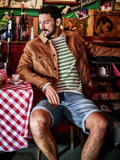 Denim-Joggshorts 2.0 hellblau