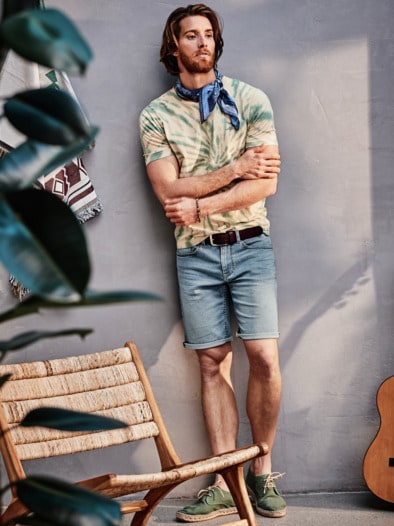 Denim-Joggshorts 2.0 hellblau