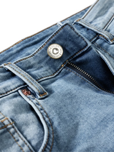 Denim-Joggshorts 2.0 hellblau