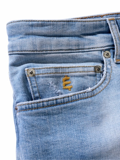 Performance-Jeans light blue