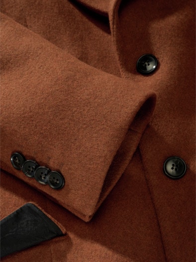 Eindrucksvoller Chesterfield kastanienbraun
