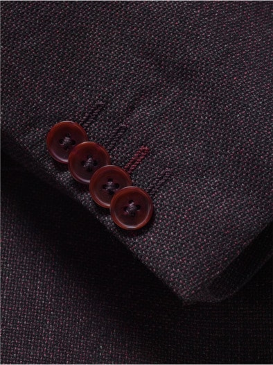 Segment-Anzugsakko aubergine