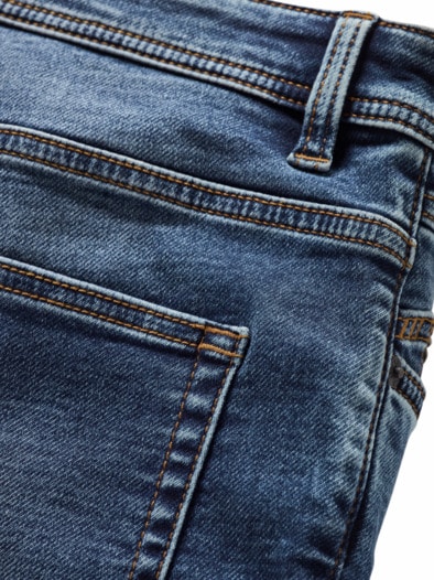 Denim-Joggjeans mid blue