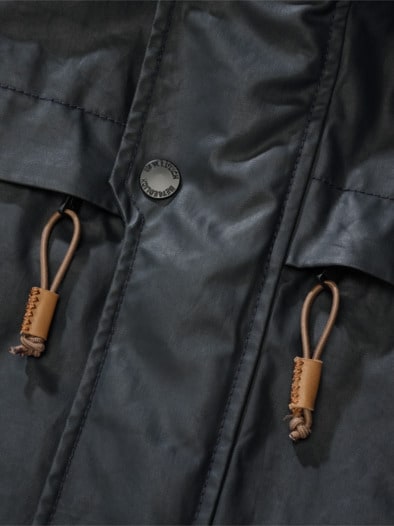 Dry-Wax-Outdoorjacke navy