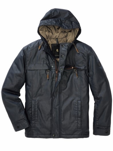 Dry-Wax-Outdoorjacke navy