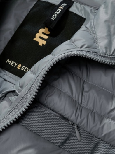 Ultraleichte Steppjacke graublau