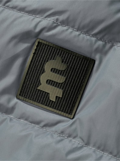 Ultraleichte Steppjacke graublau