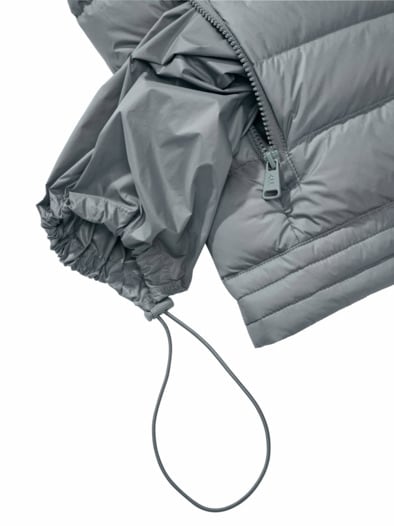 Ultraleichte Steppjacke graublau