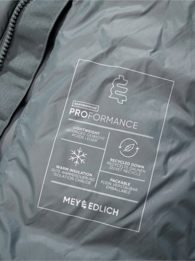 Ultraleichte Steppjacke graublau