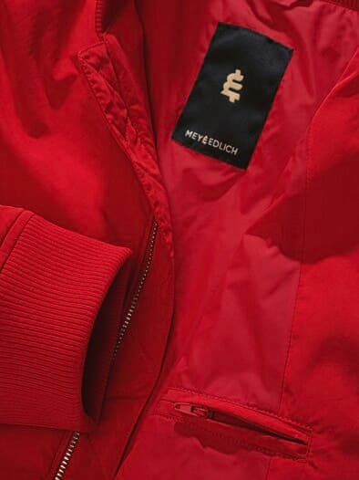 Urbane Fliegerjacke signalrot