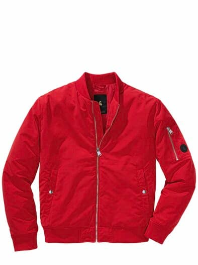 Urbane Fliegerjacke signalrot