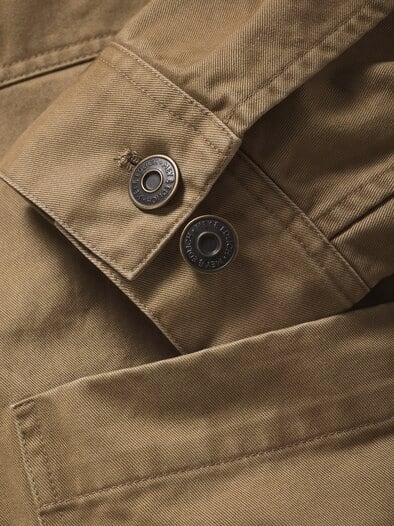 Werkbank-Hemdjacke tabakblatt