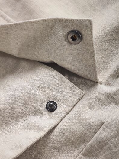 Leinenblouson Seglerstoff naturleinen