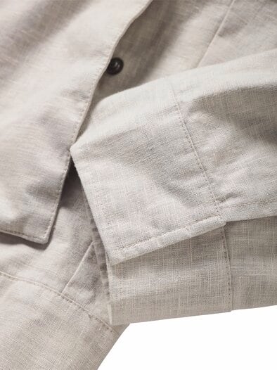 Leinenblouson Seglerstoff naturleinen