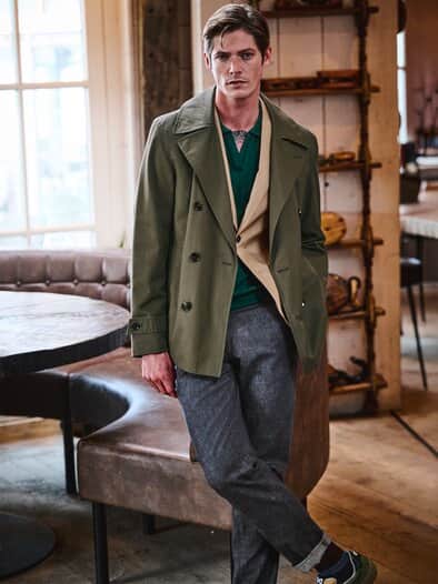 Casual-Sakko champagner