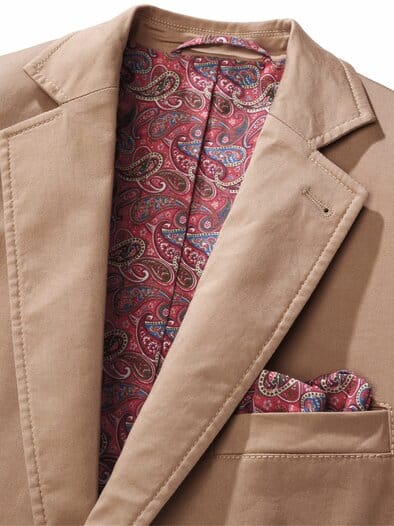 Casual-Sakko champagner