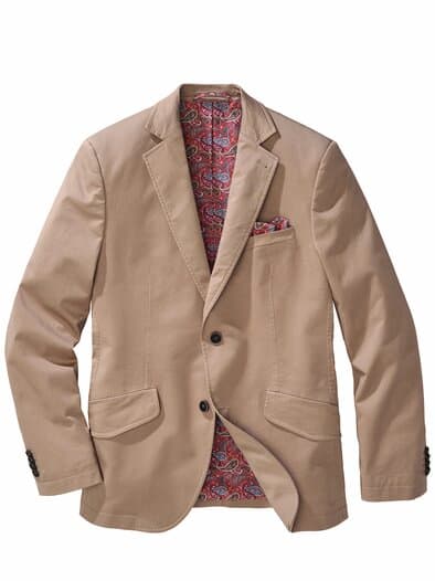 Casual-Sakko champagner