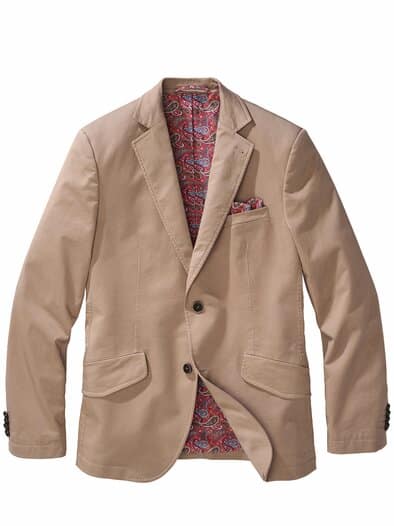 Casual-Sakko champagner