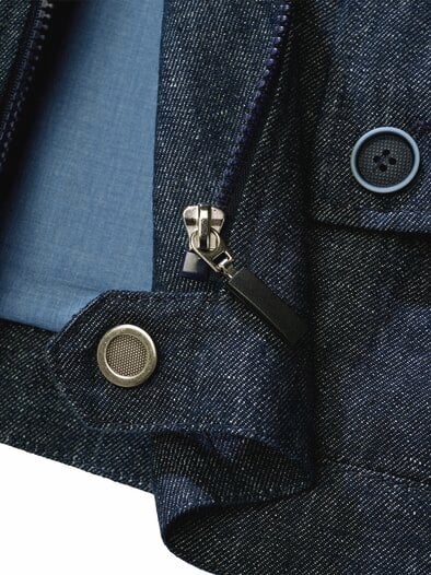 Porto-Levante-Blouson denimblau